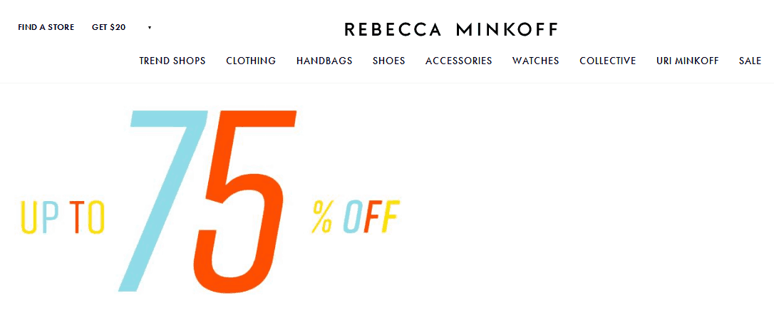 Rebecca Minkoff 優惠碼2018【Rebecca Minkoff】限時私密特賣會低至25折！